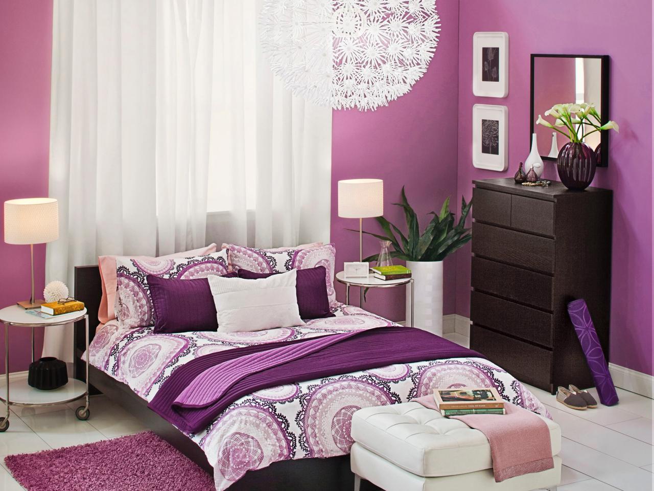 purple colored bedrooms photo - 6