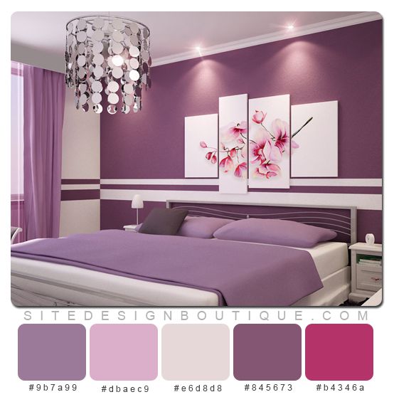 purple colored bedrooms photo - 9