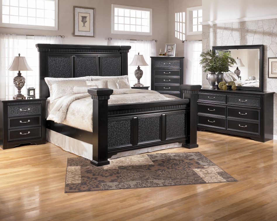 quality black bedroom furniture photo - 2