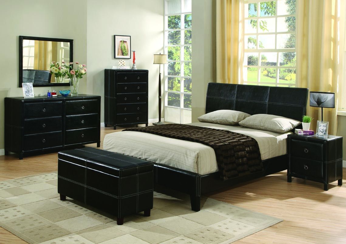 quality black bedroom furniture photo - 4