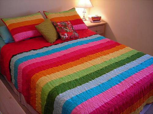 rainbow bedding sets for girls photo - 2