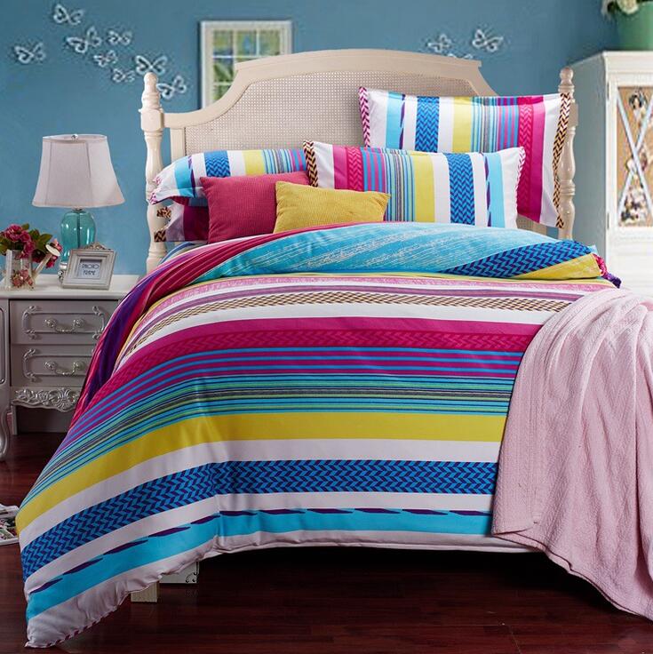 rainbow bedding sets for girls photo - 9