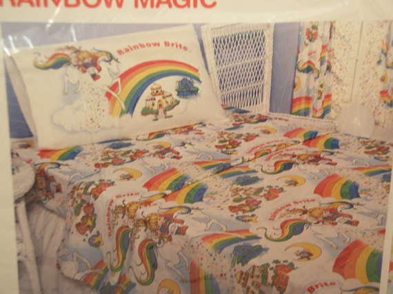 rainbow brite bedding photo - 9