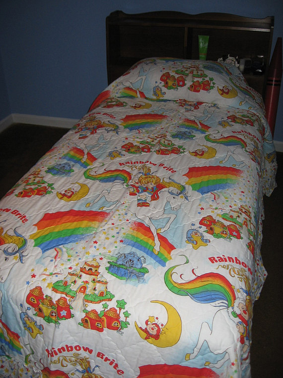 rainbow brite bedding set photo - 2