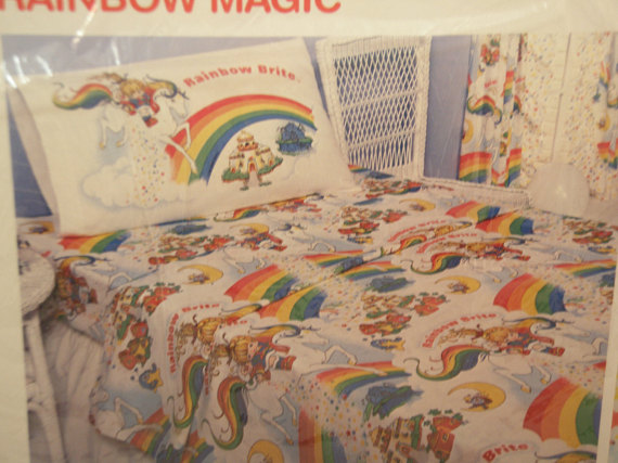 rainbow brite bedding set photo - 5