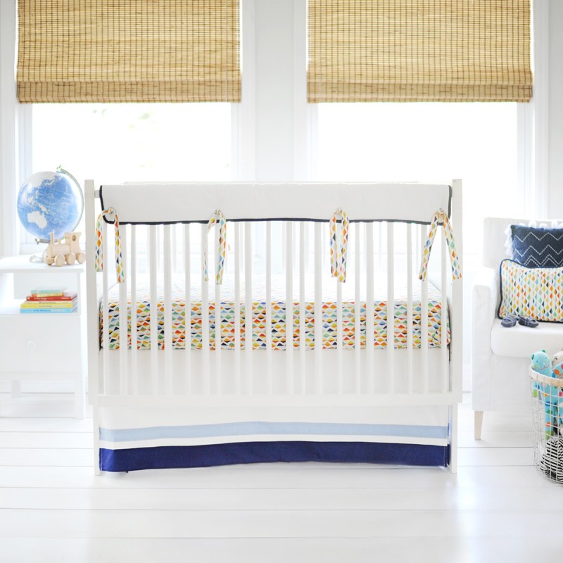 rainbow crib bedding photo - 5