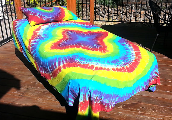 rainbow dorm bedding photo - 5