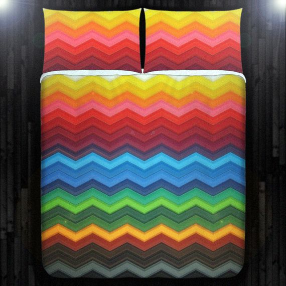 rainbow double bedding photo - 5