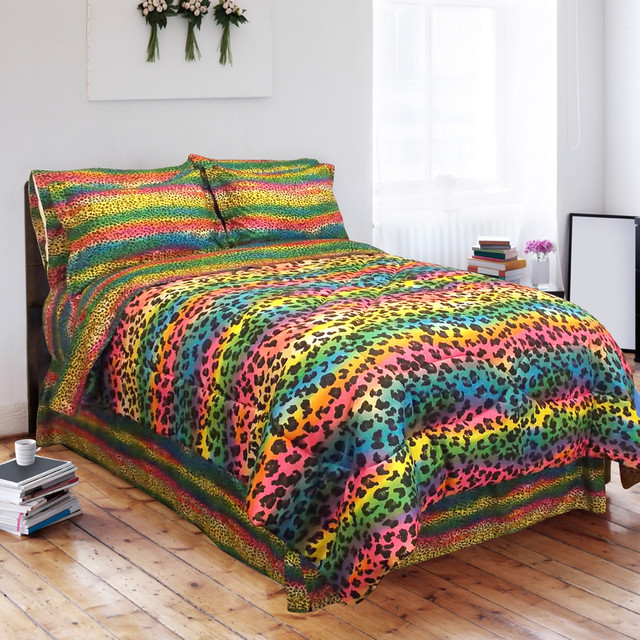 rainbow double bedding photo - 9