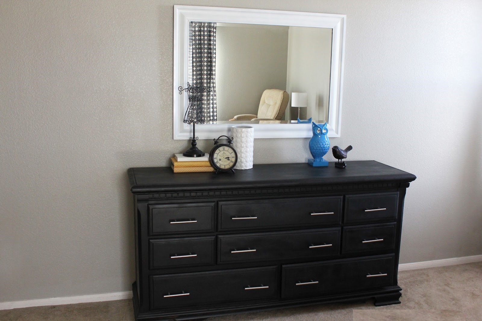 refinishing bedroom furniture black photo - 5