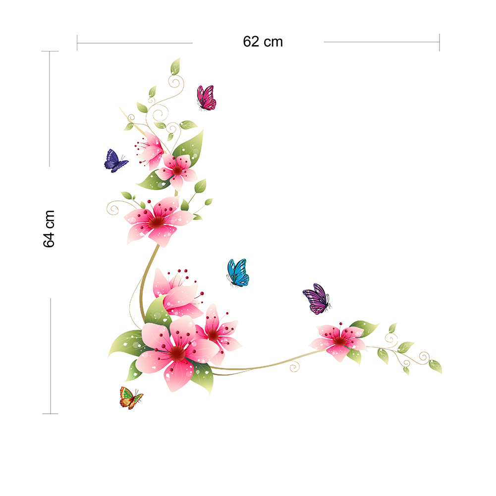 removable wall stickers flowers photo - 10