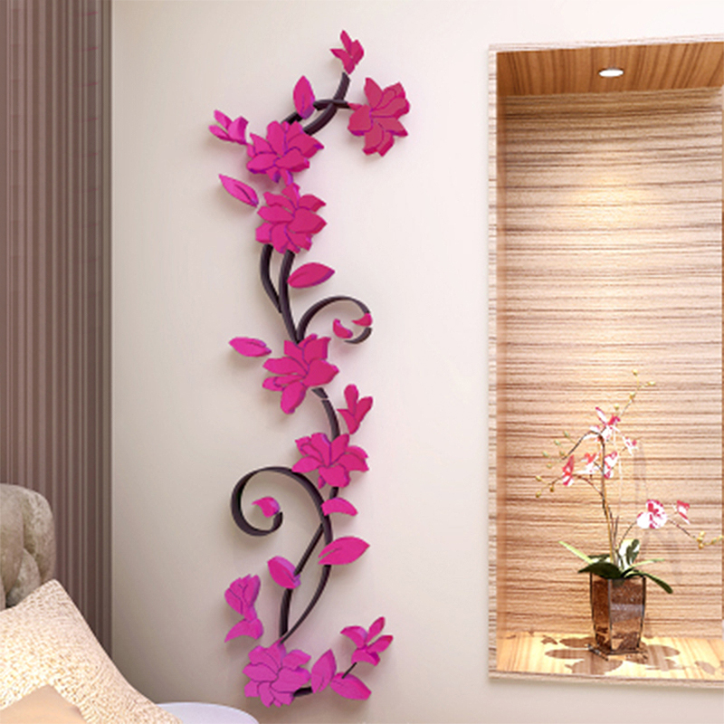 removable wall stickers flowers photo - 2