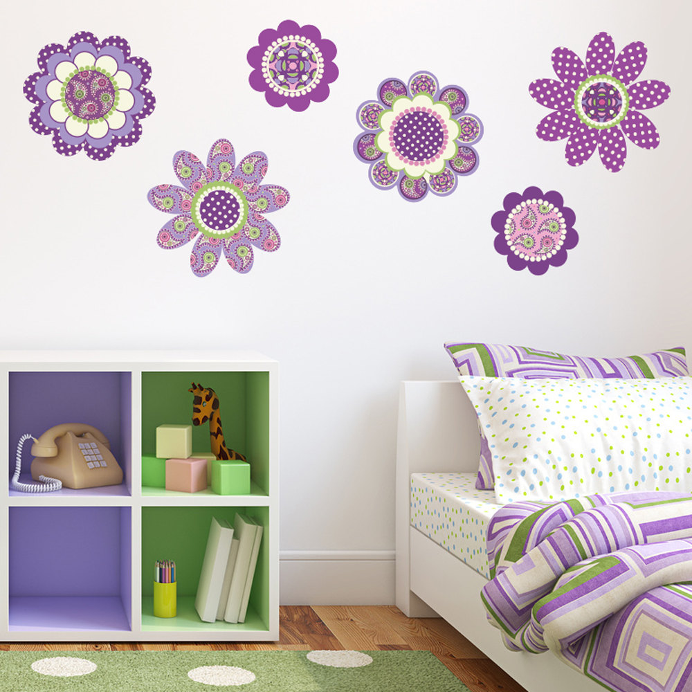 removable wall stickers flowers photo - 7
