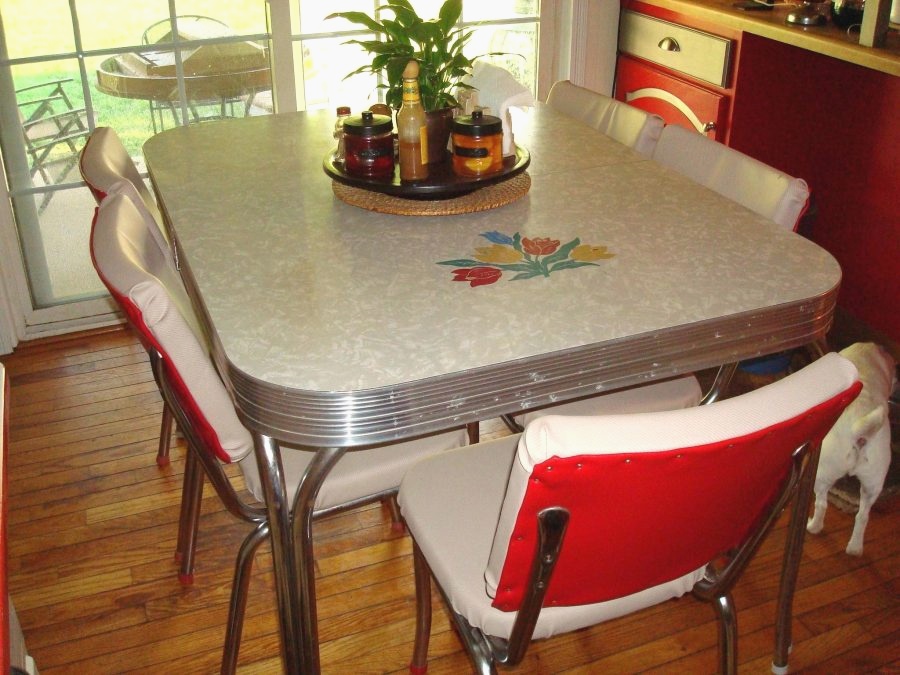 retro kitchen chairs and tables photo - 5