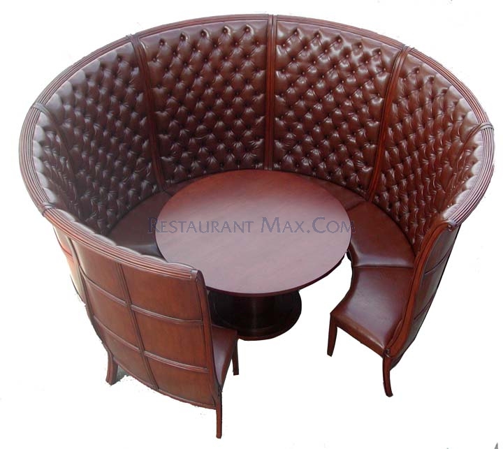 round dining table booth photo - 3