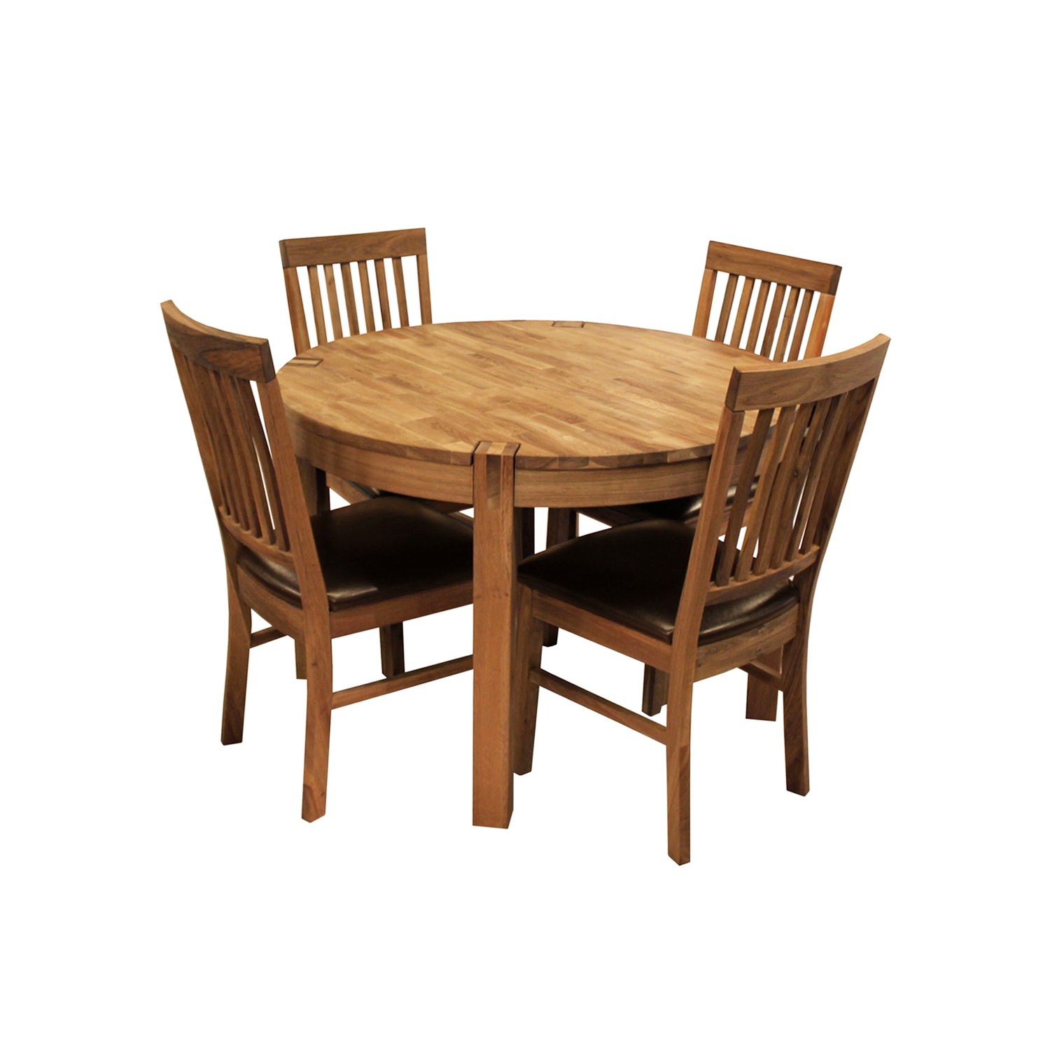 round dining tables and chairs photo - 2
