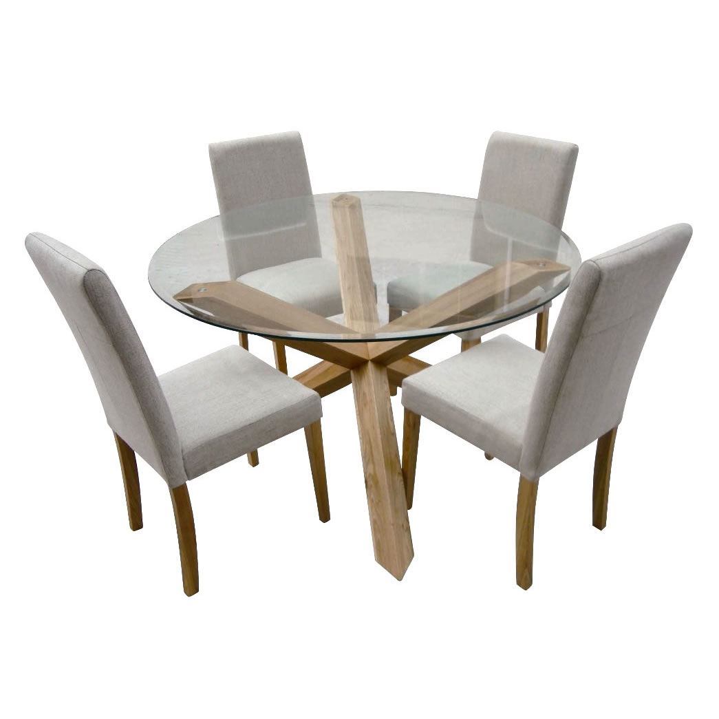 round dining tables and chairs photo - 4