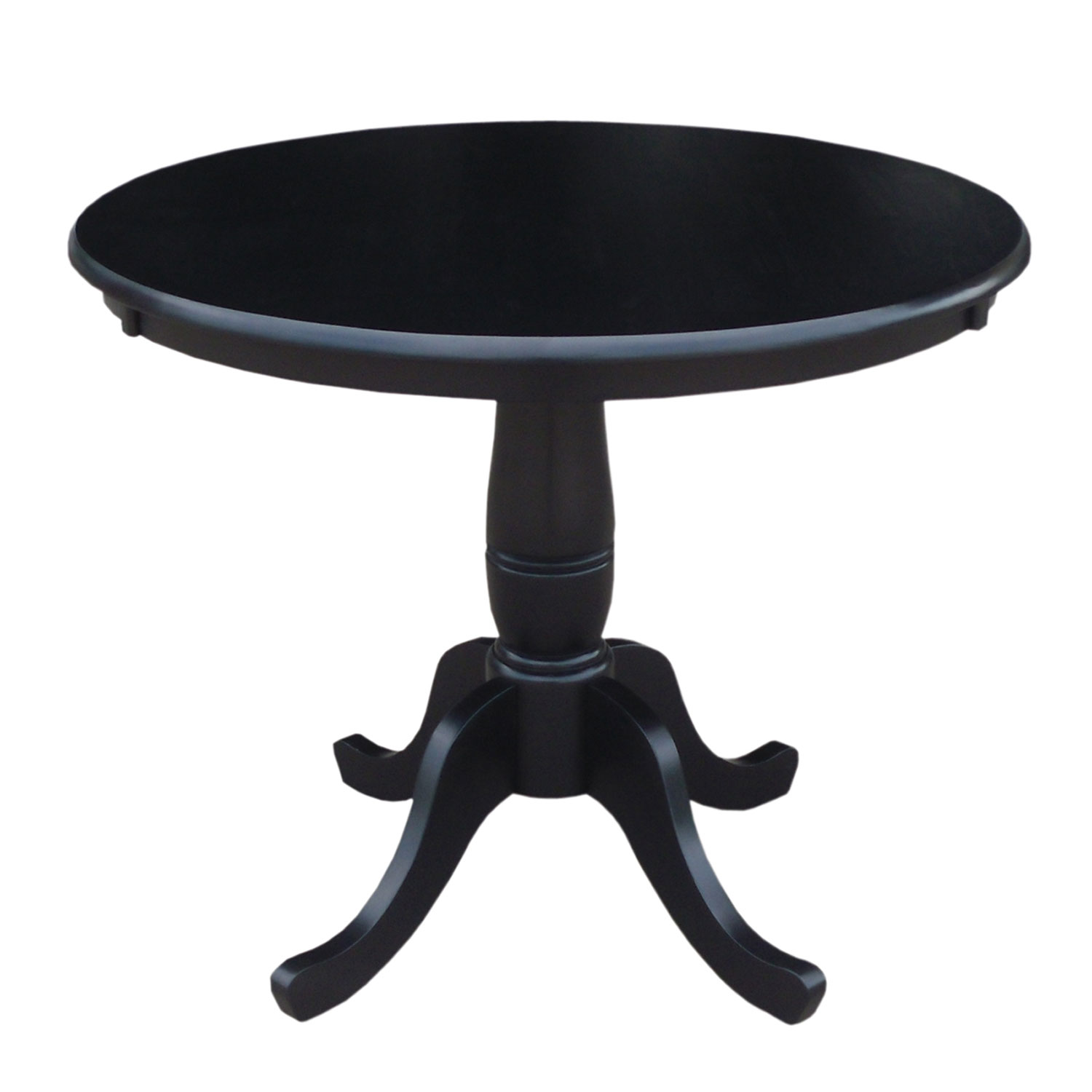round dining tables black photo - 7