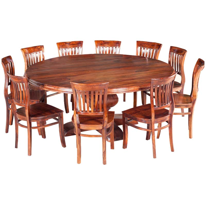 round dining tables for 10 photo - 2