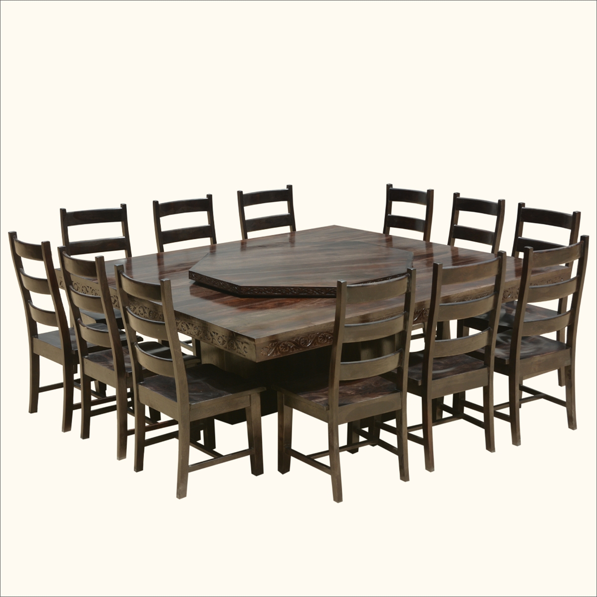 round dining tables for 12 photo - 1