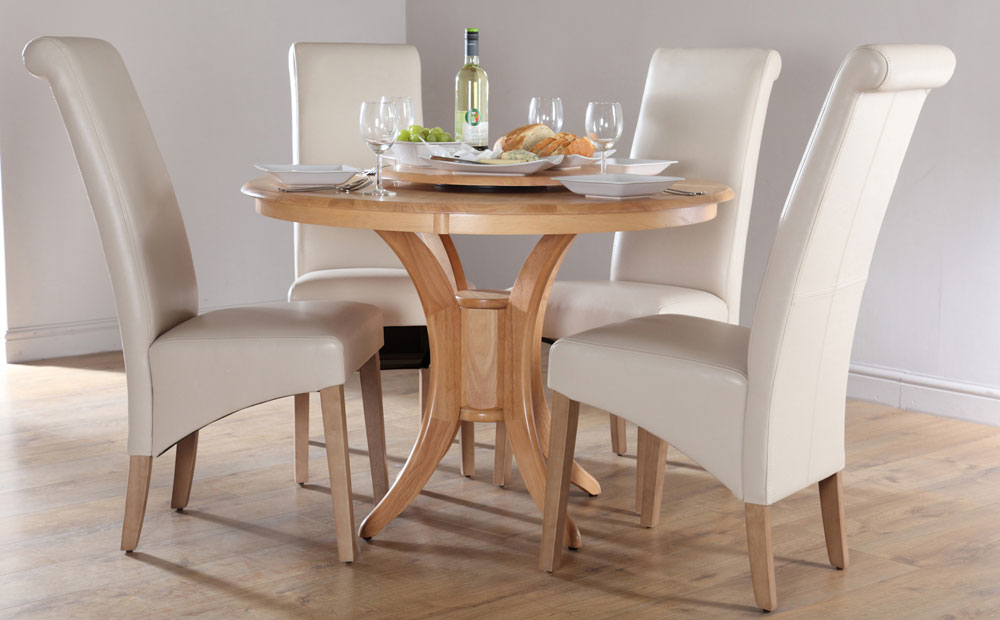 round dining tables for 4 photo - 10