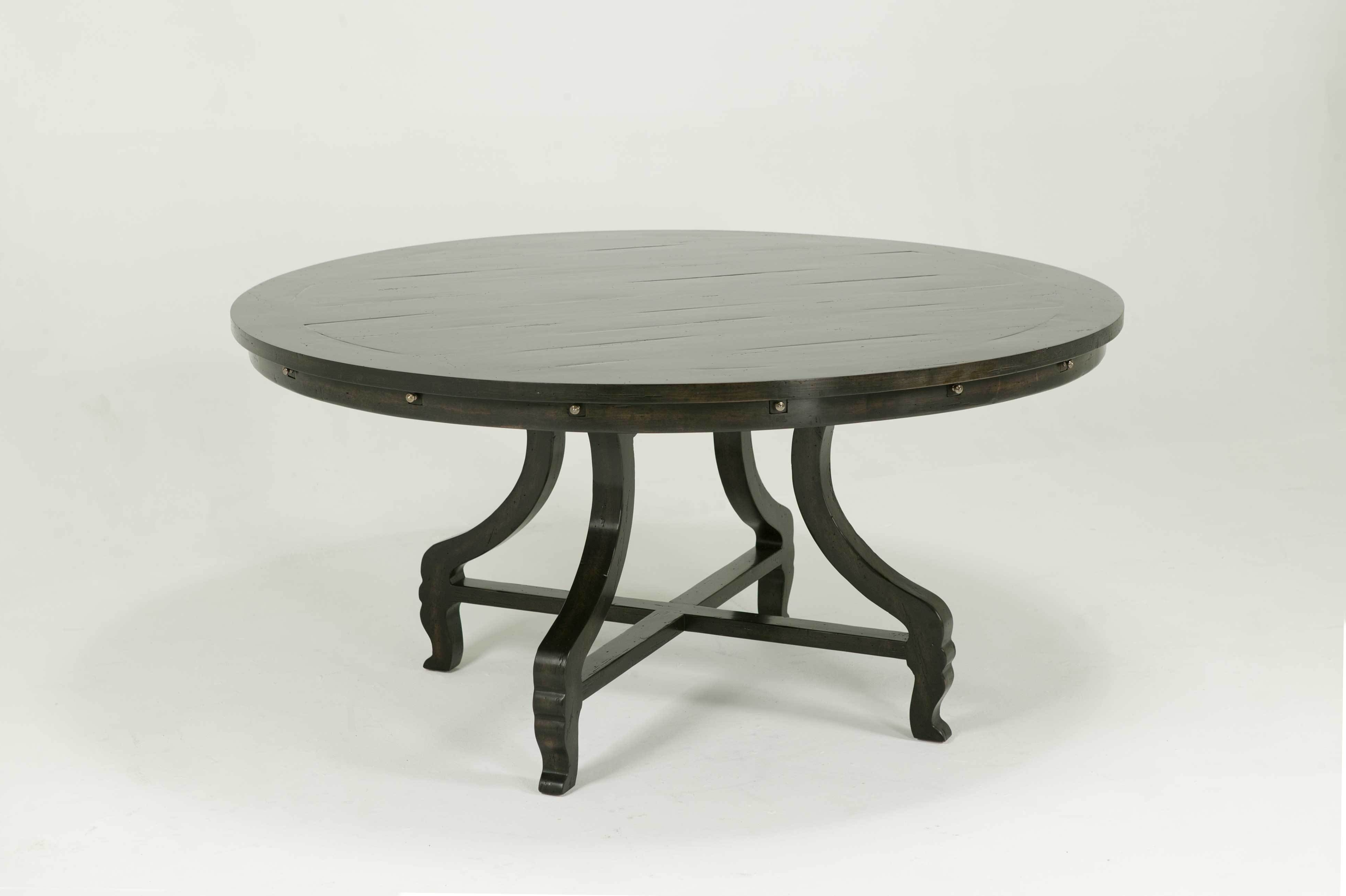 round dining tables with leaf photo - 10