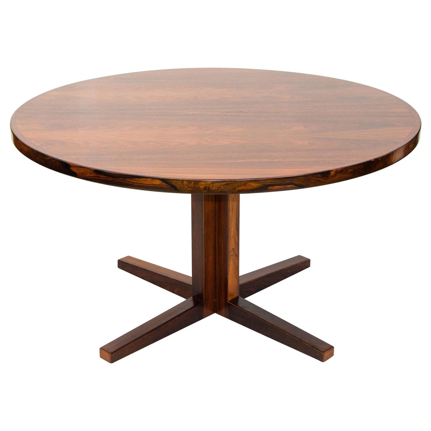 round dining tables with leaf photo - 3