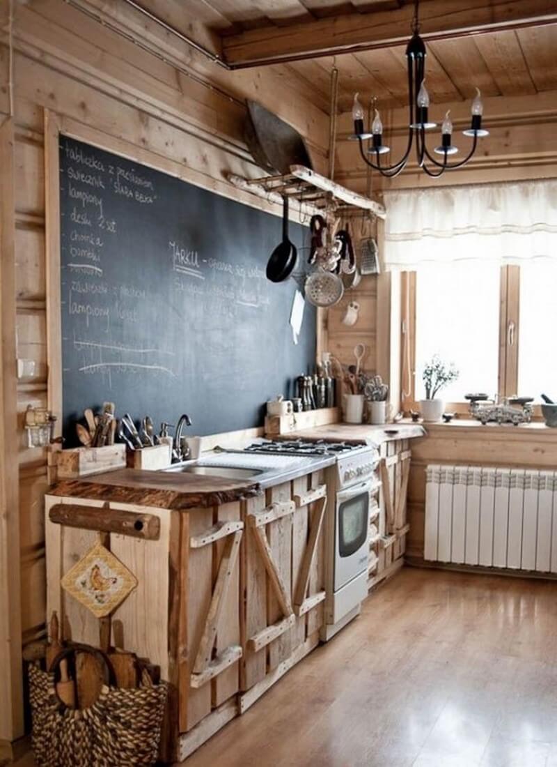 rustic country kitchen design ideas photo - 2
