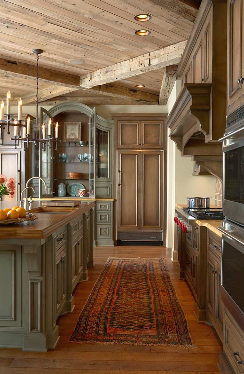 rustic country kitchen photos photo - 3