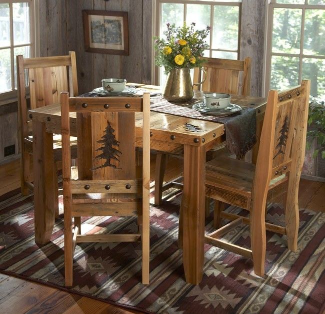 rustic country kitchen tables photo - 10