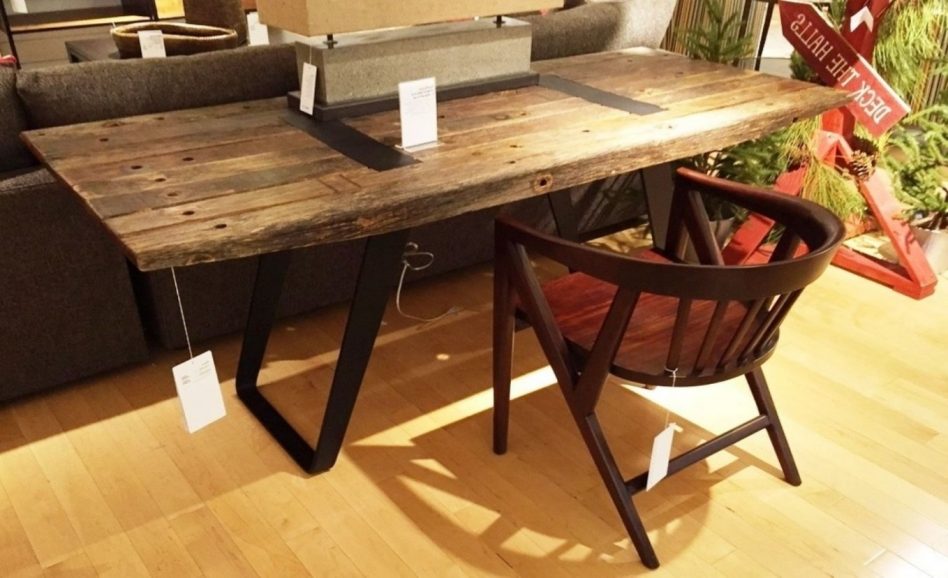 rustic dining table crate and barrel photo - 8