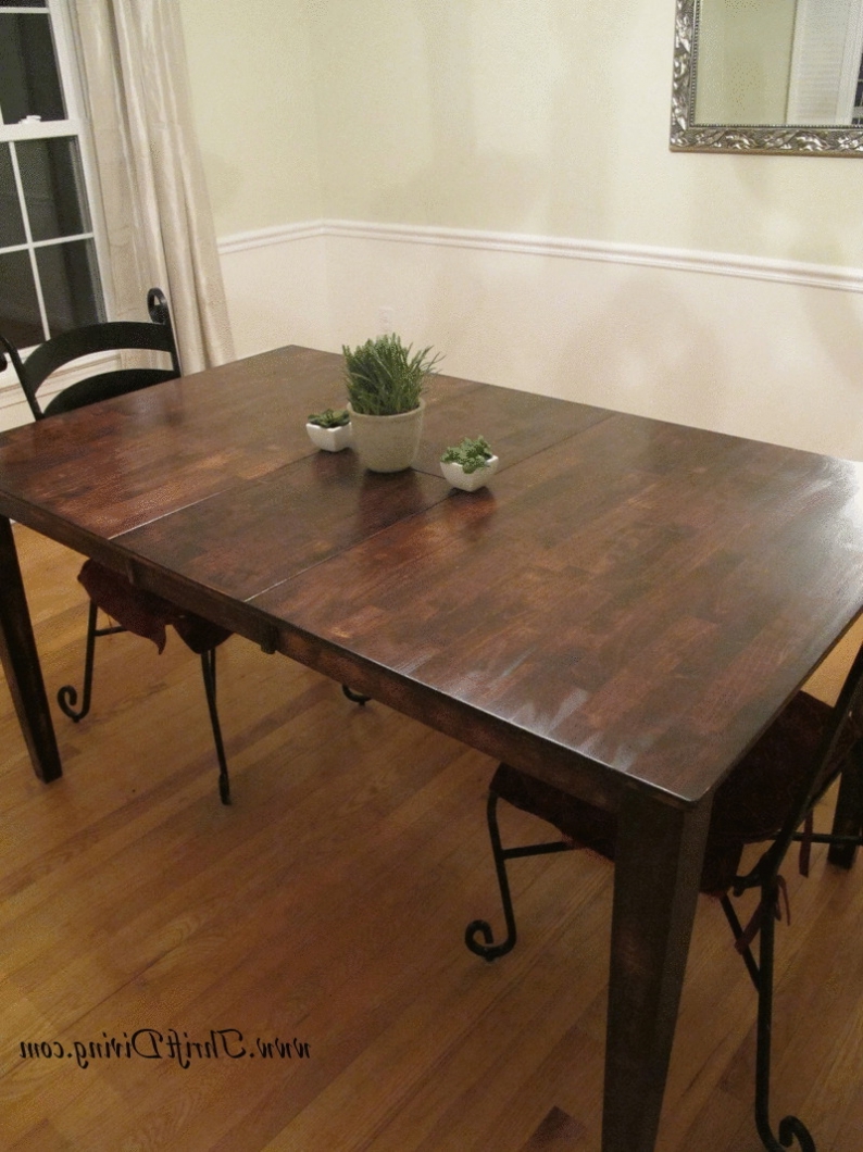 rustic dining table diy photo - 10
