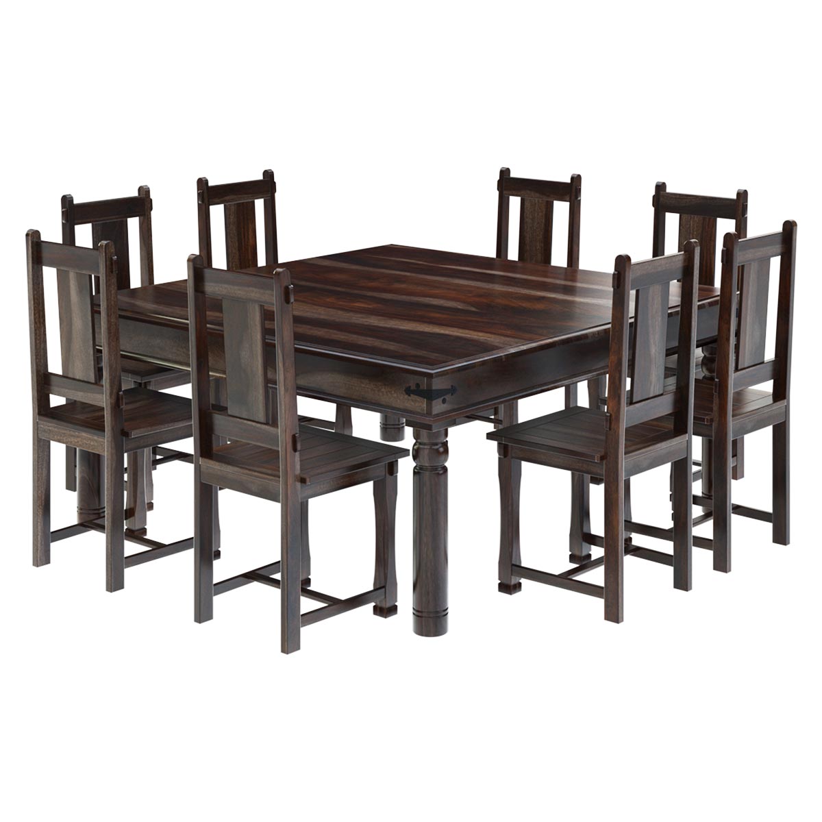 rustic dining table set photo - 1