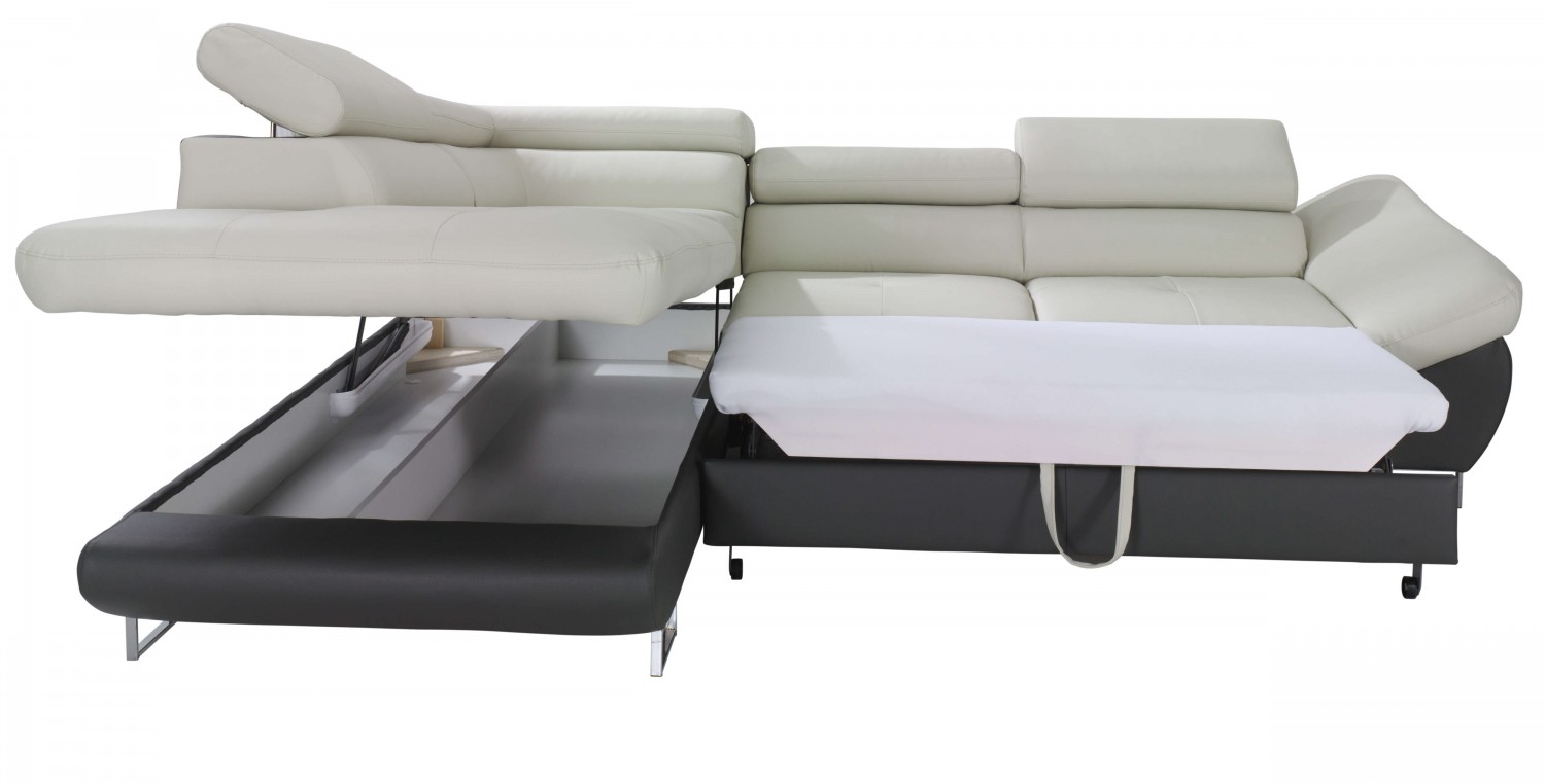 sectional sleeper sofa with storage photo - 2