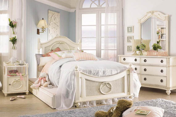 shabby chic bedroom furniture for girls photo - 8