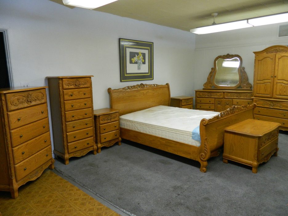 silver oak bedroom set photo - 10