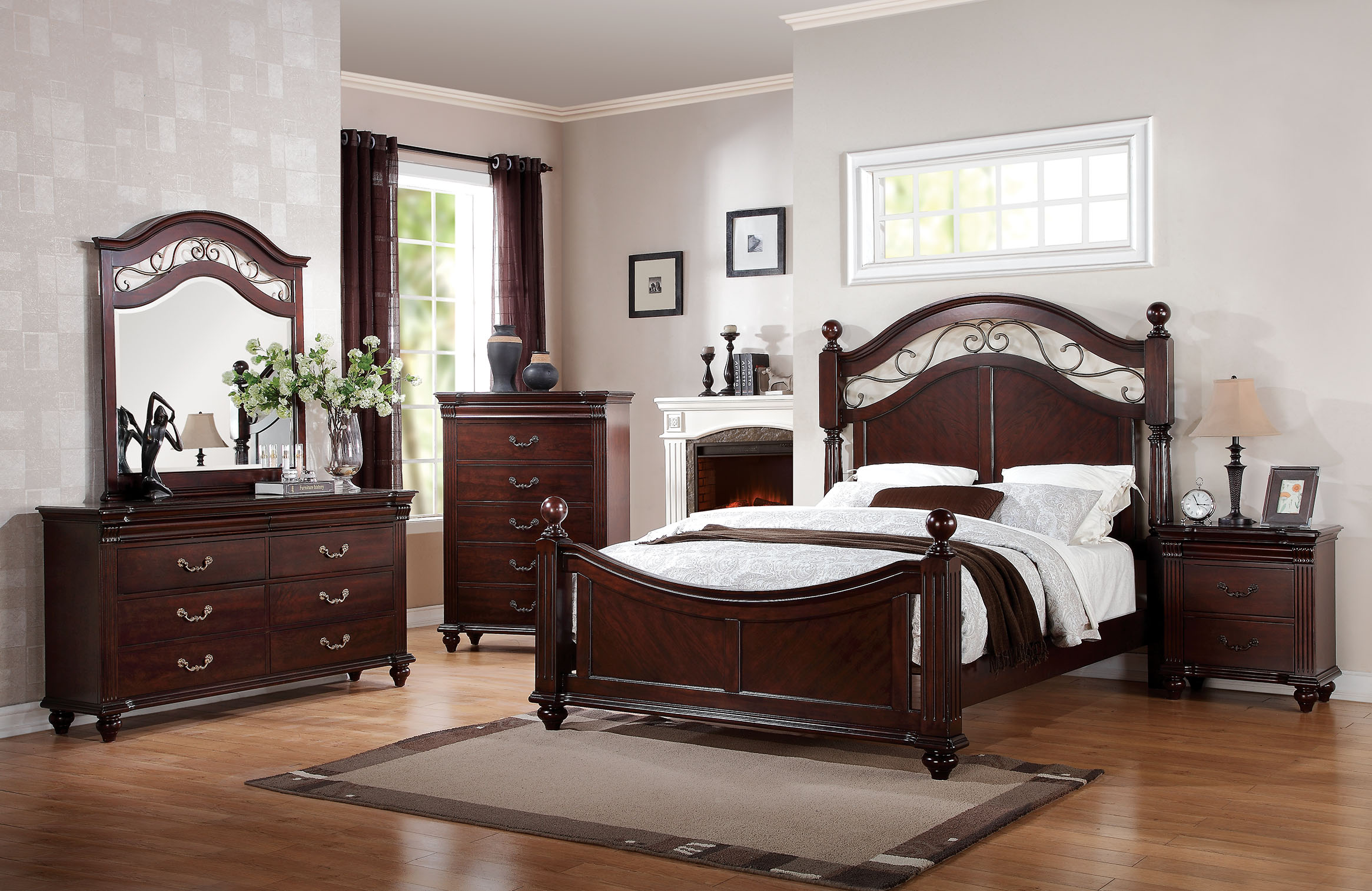 silver wood bedroom sets photo - 8