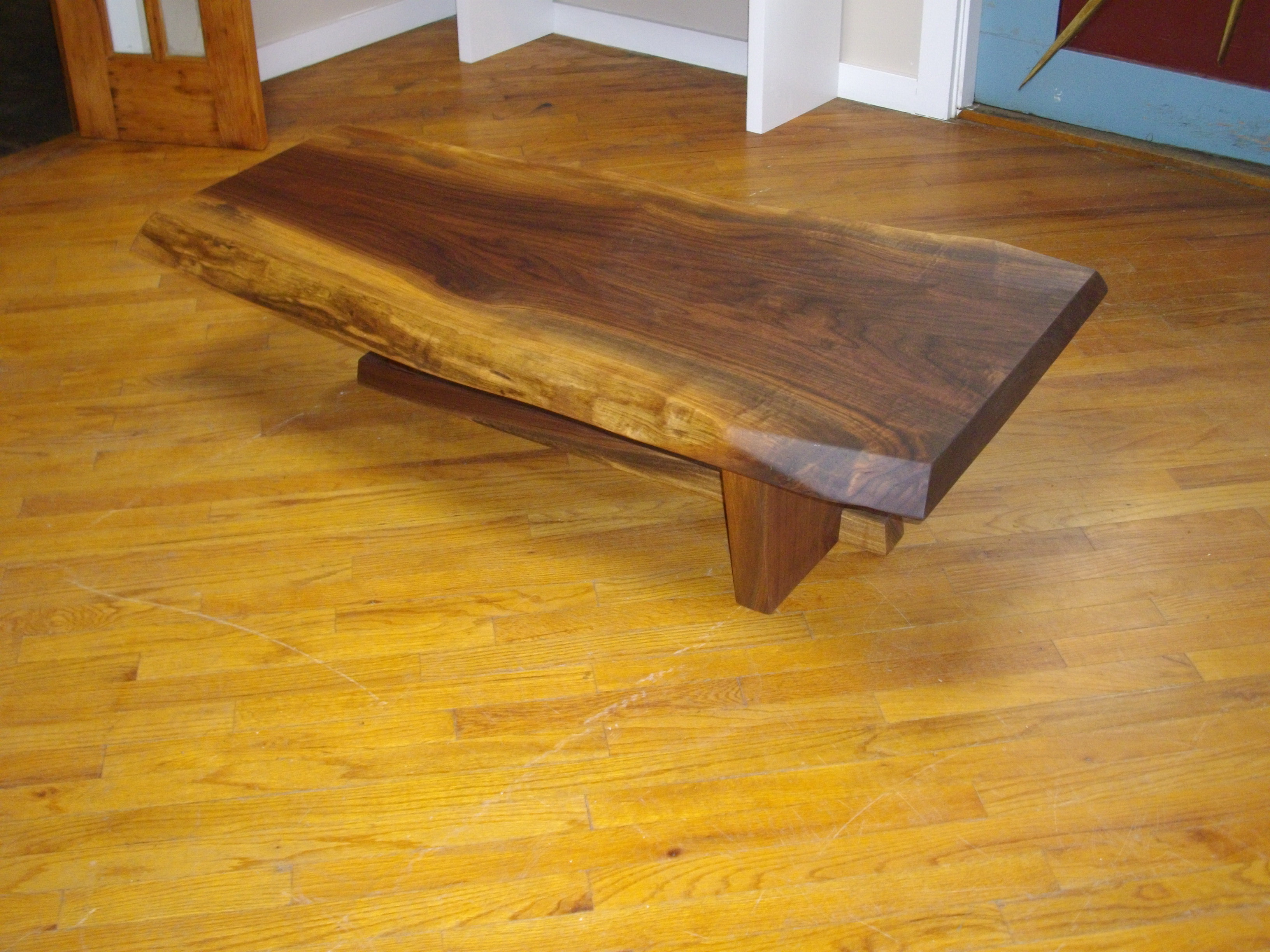 simple wood coffee table designs photo - 9
