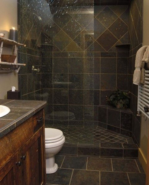 slate tile for a bathroom photo - 1
