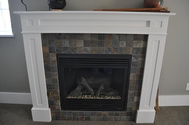 slate tile for a fireplace photo - 10