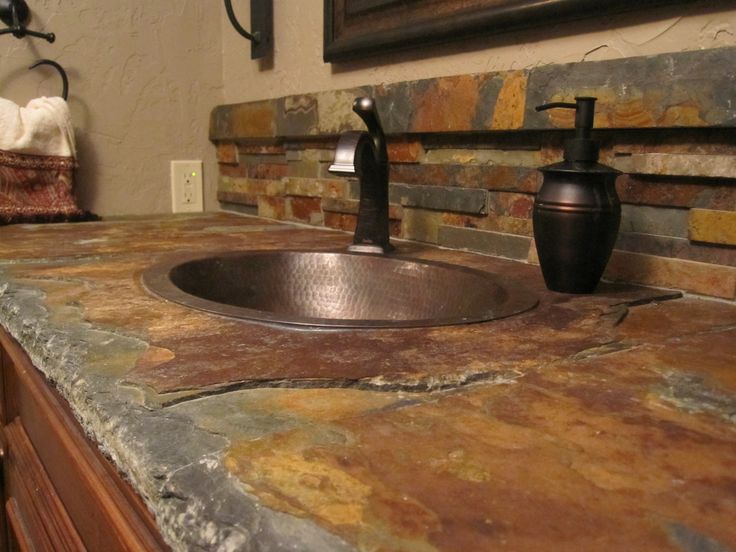 slate tile for kitchen countertops photo - 5