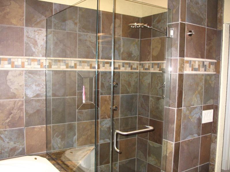 slate tile for shower walls photo - 5