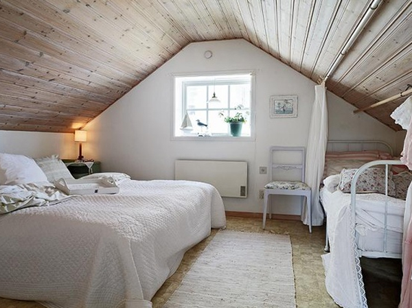 small attic bedroom design ideas photo - 2