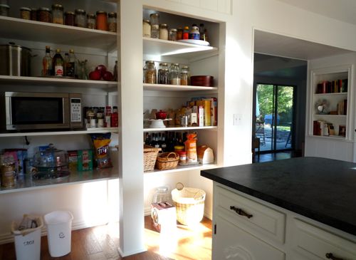 small kitchen open pantry photo - 6