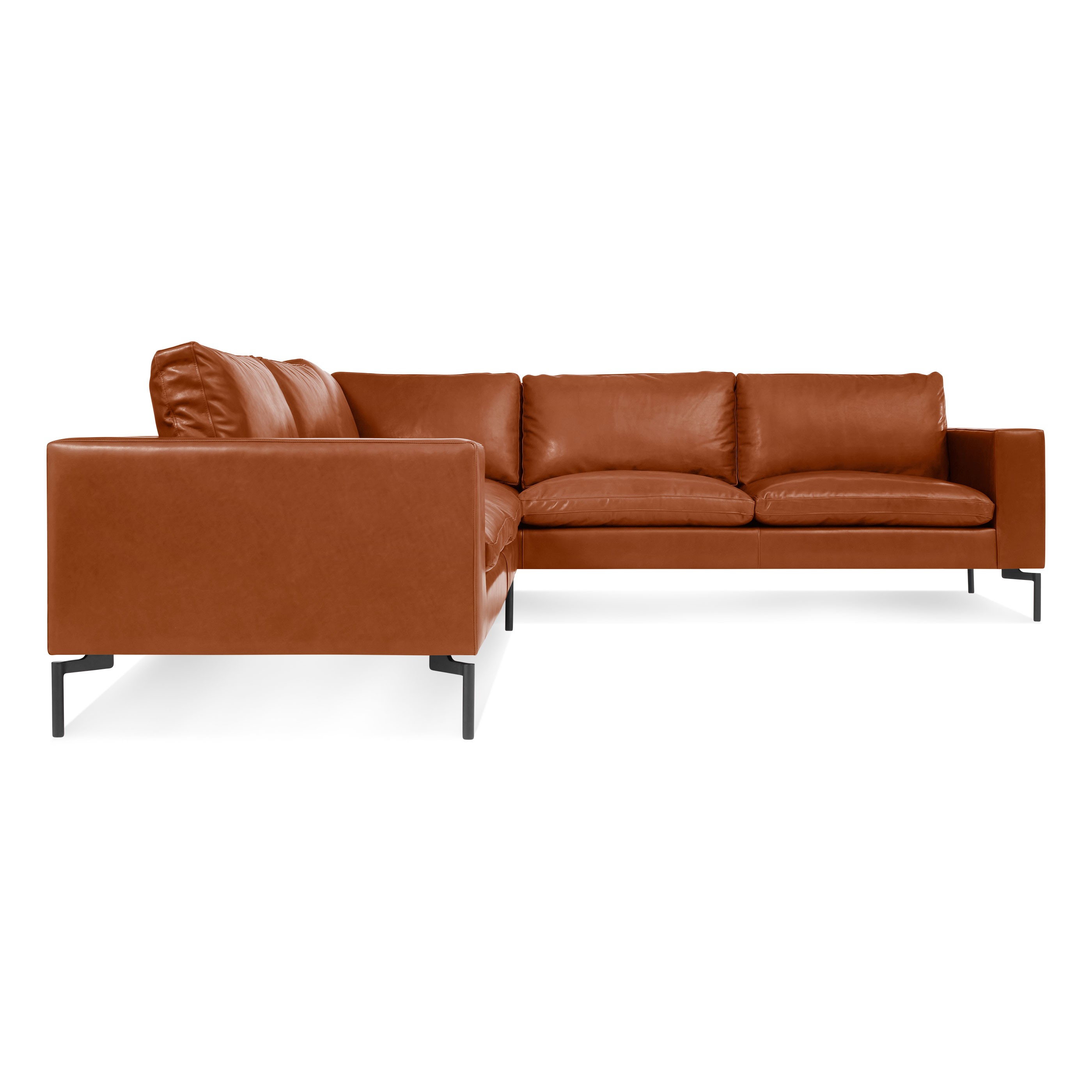 small sectional sofa leather photo - 10