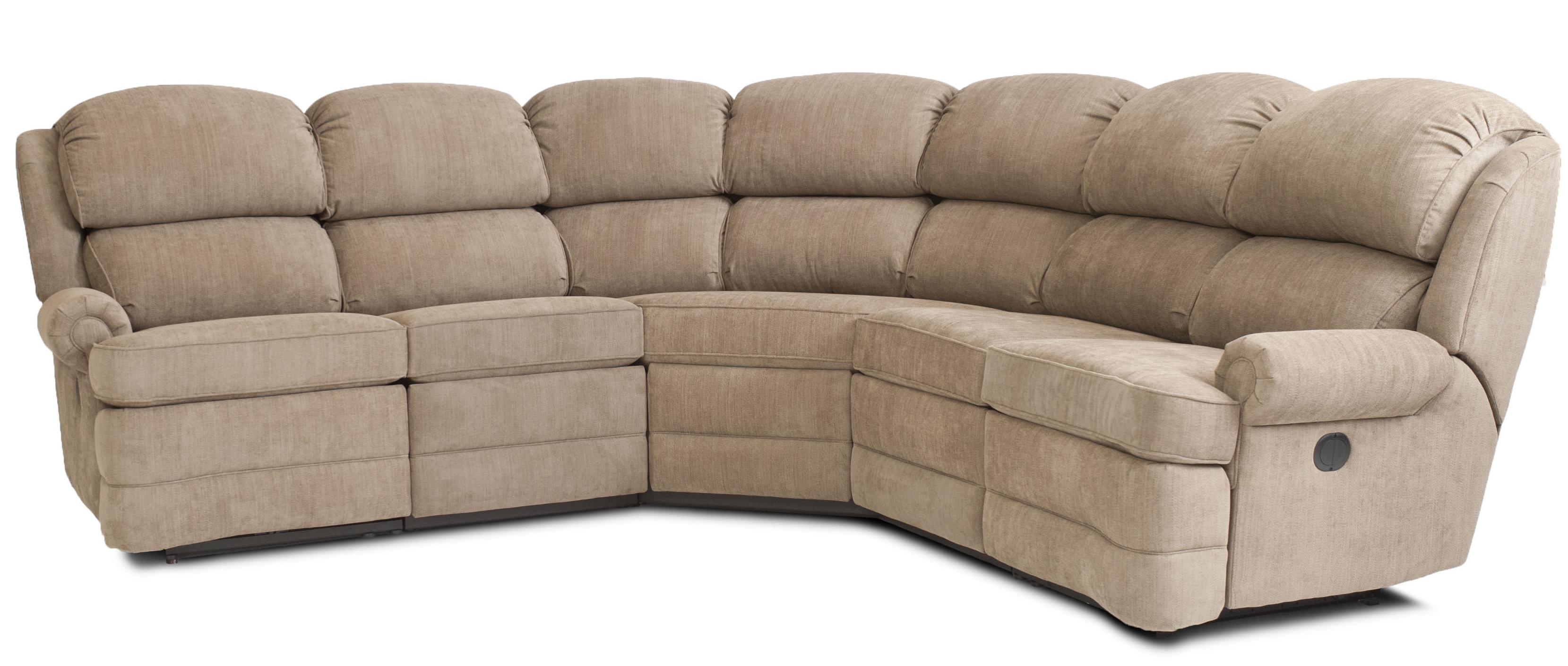small sectional sofa with recliner photo - 6