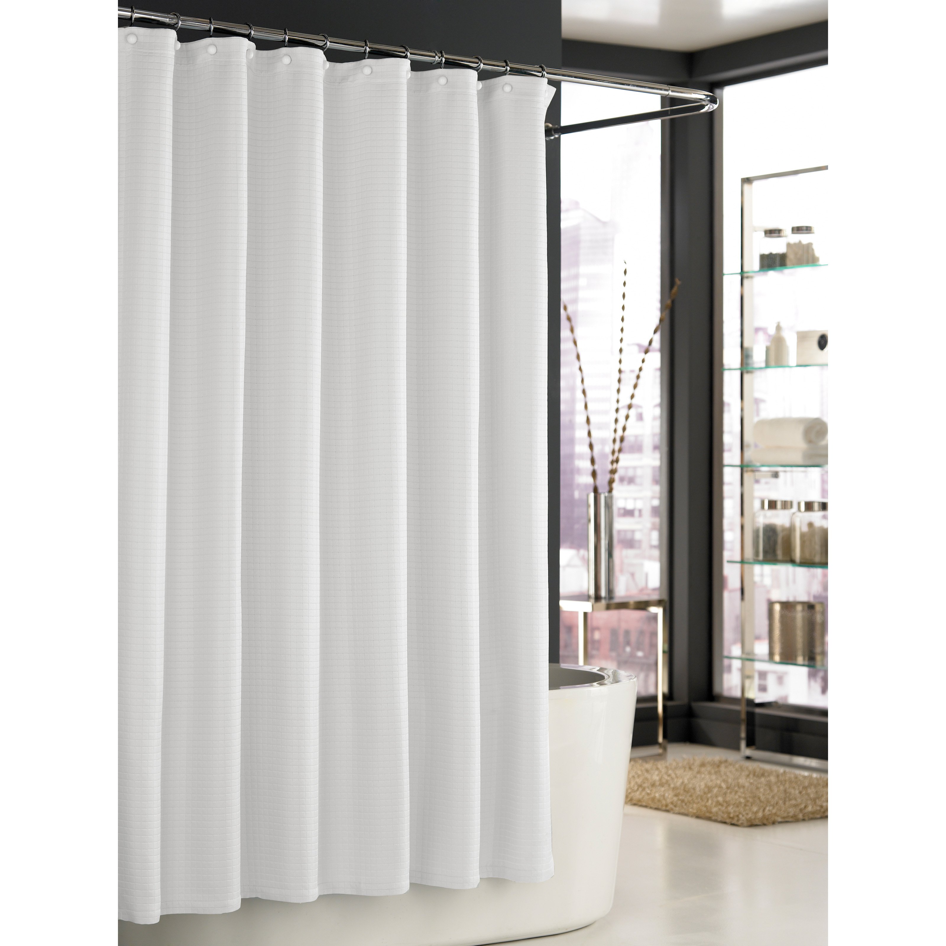 spa bathroom shower curtains photo - 1