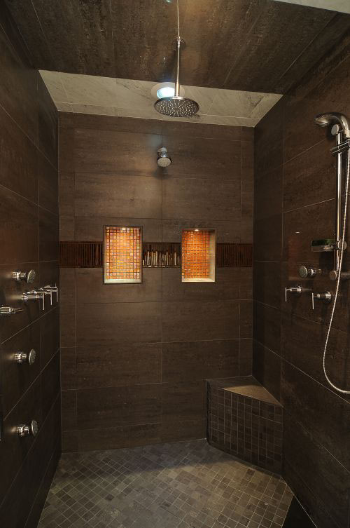 spa bathroom showers photo - 2