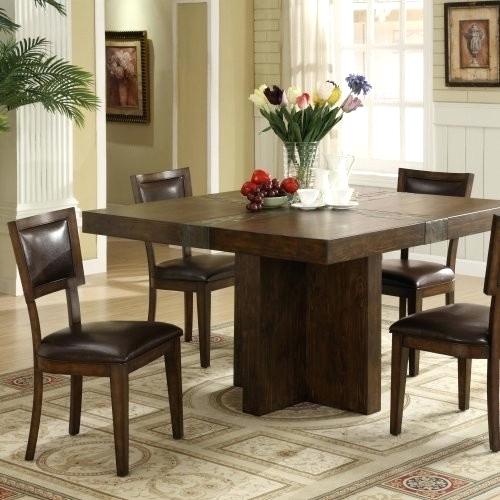 square dining table for 6 photo - 9