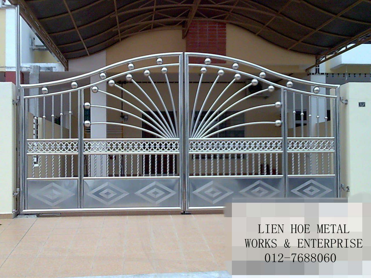 steel gate design photo - 3